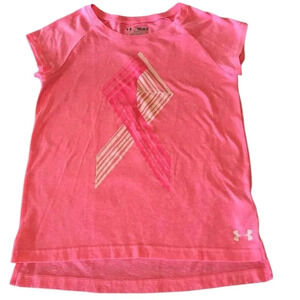 Under Armour Pink Girl’s Tee. Size Medium